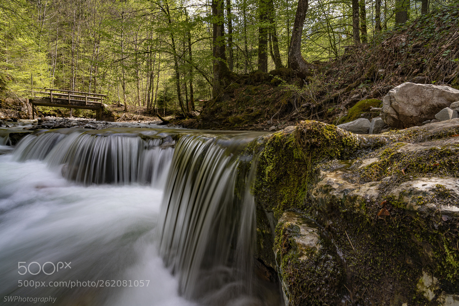 Sony a7R III sample photo. Springtime water cascade photography