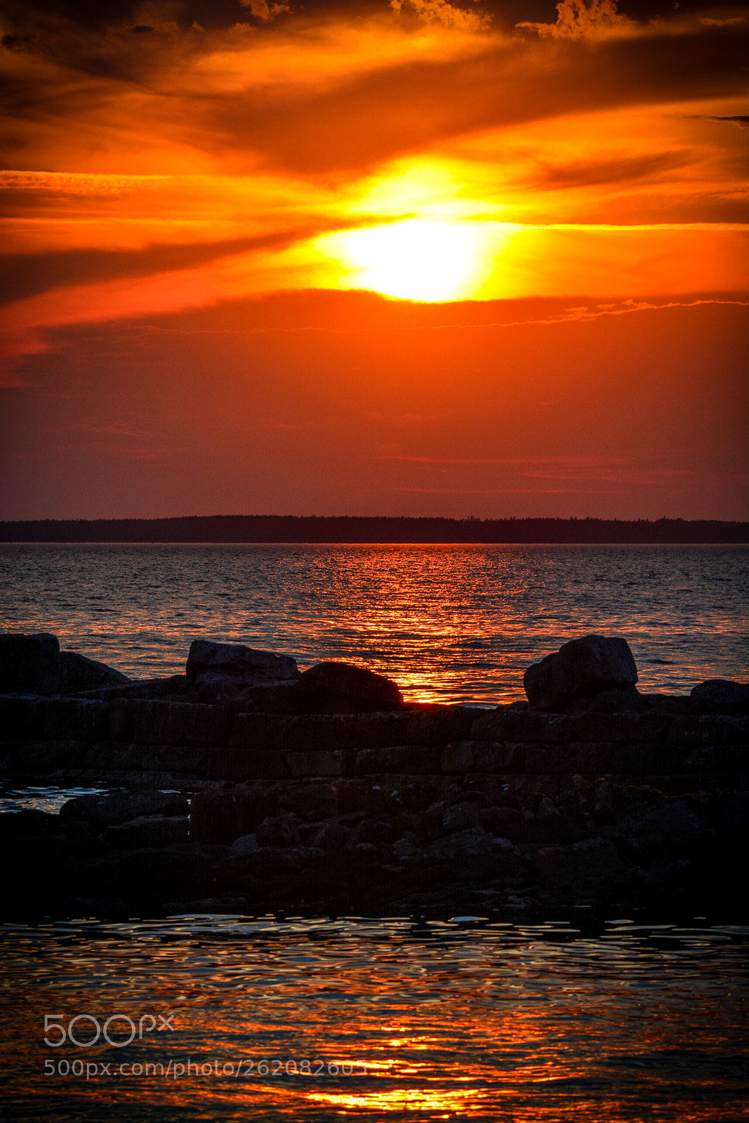 Nikon D5200 sample photo. Sundawn over lake v photography