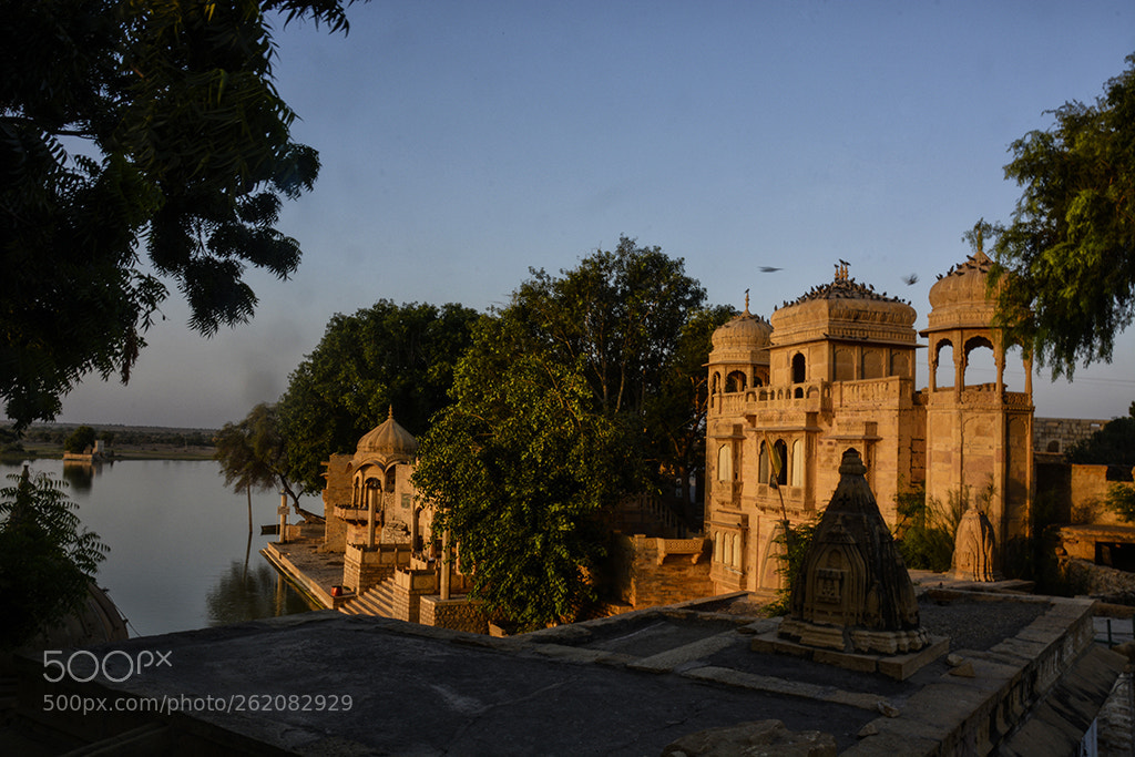 Nikon D5200 sample photo. Rajasthan gadisar lake photography