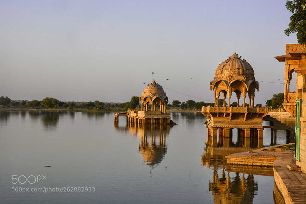 Nikon D5200 sample photo. Rajasthan gadisar lake photography