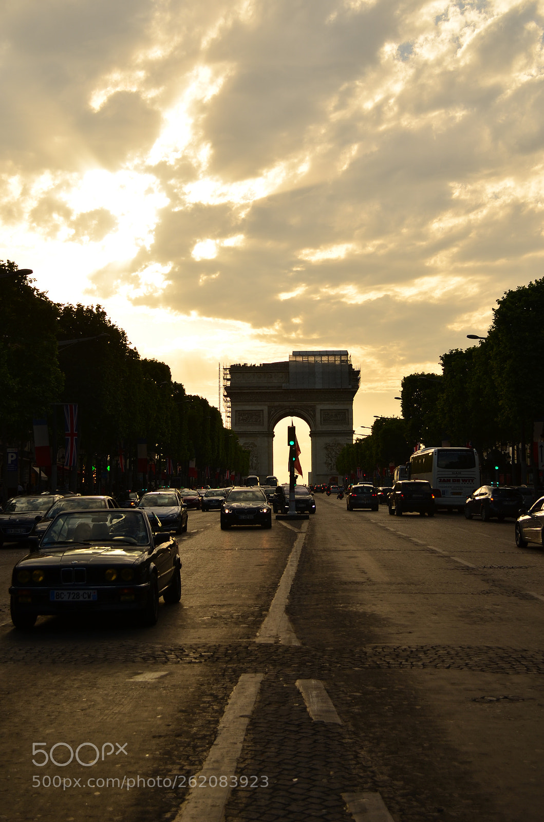 Nikon D5100 sample photo. Arc de triomphe photography