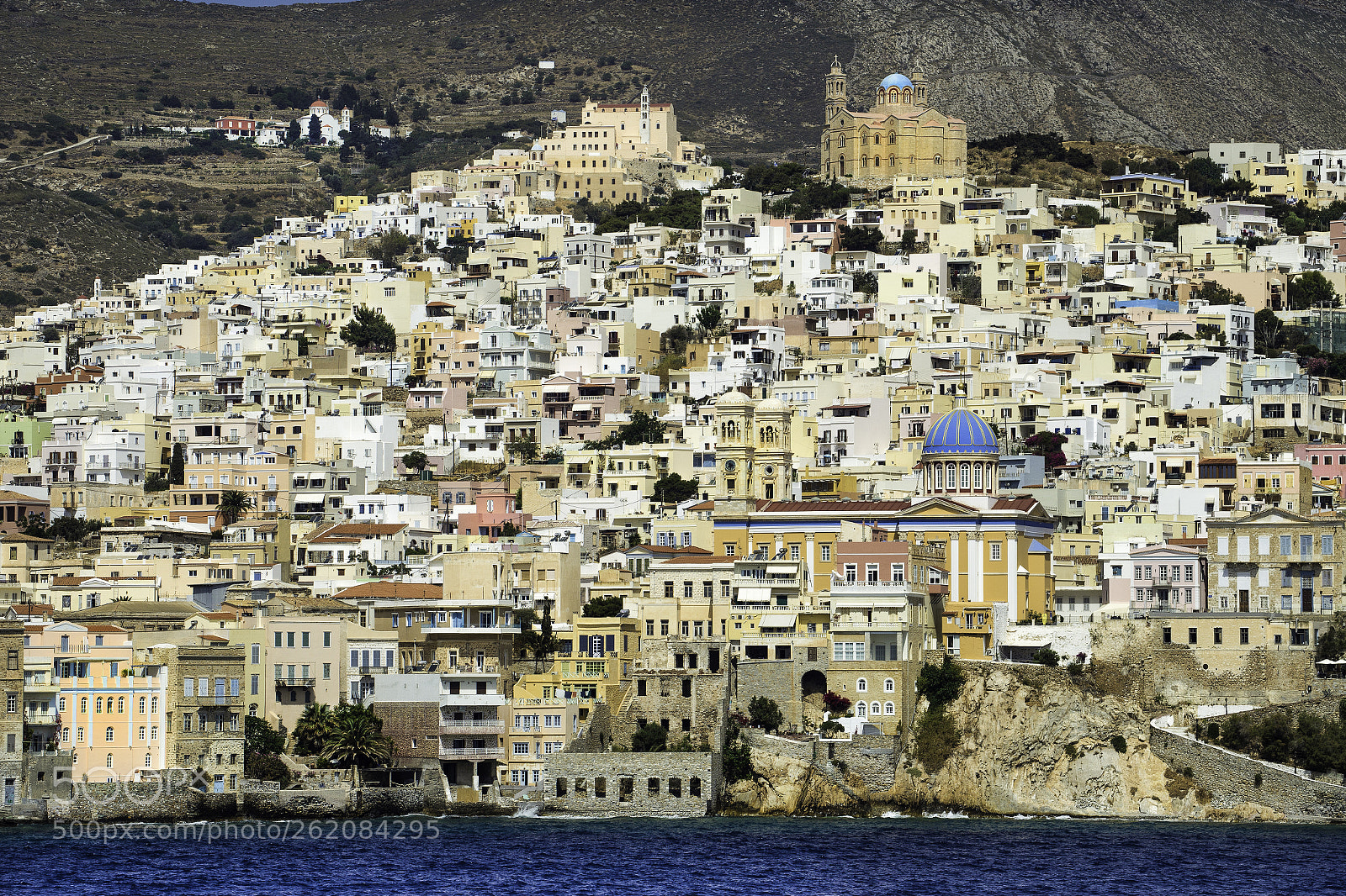 Canon EOS 6D sample photo. Ermoupoli, capital of cyclades photography