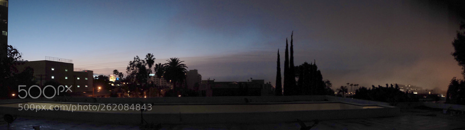 Fujifilm X100T sample photo. Quick 5 am panorama photography
