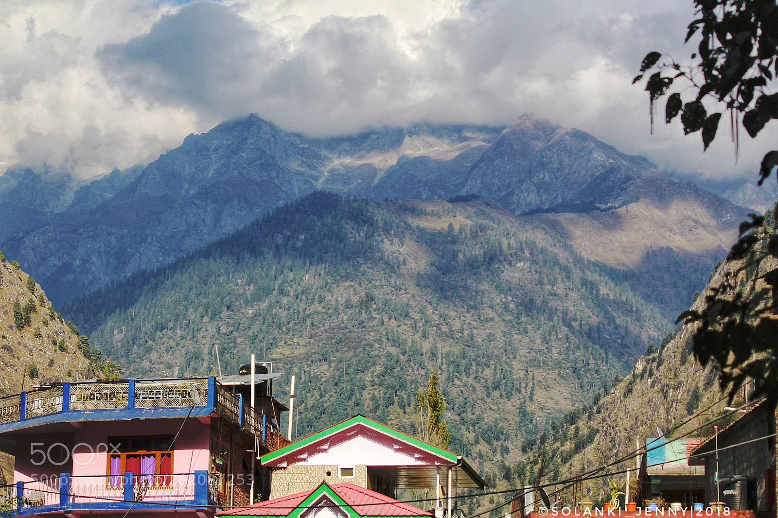 Canon EOS 1200D (EOS Rebel T5 / EOS Kiss X70 / EOS Hi) sample photo. Cloudy mountains photography