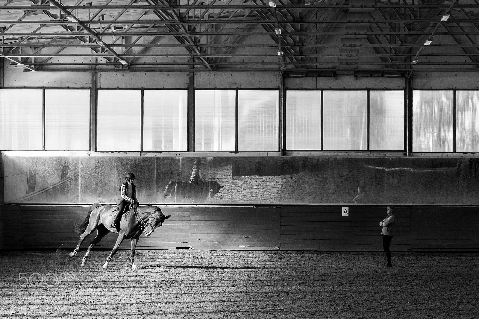 Sony a7 II sample photo. Horse riding school photography
