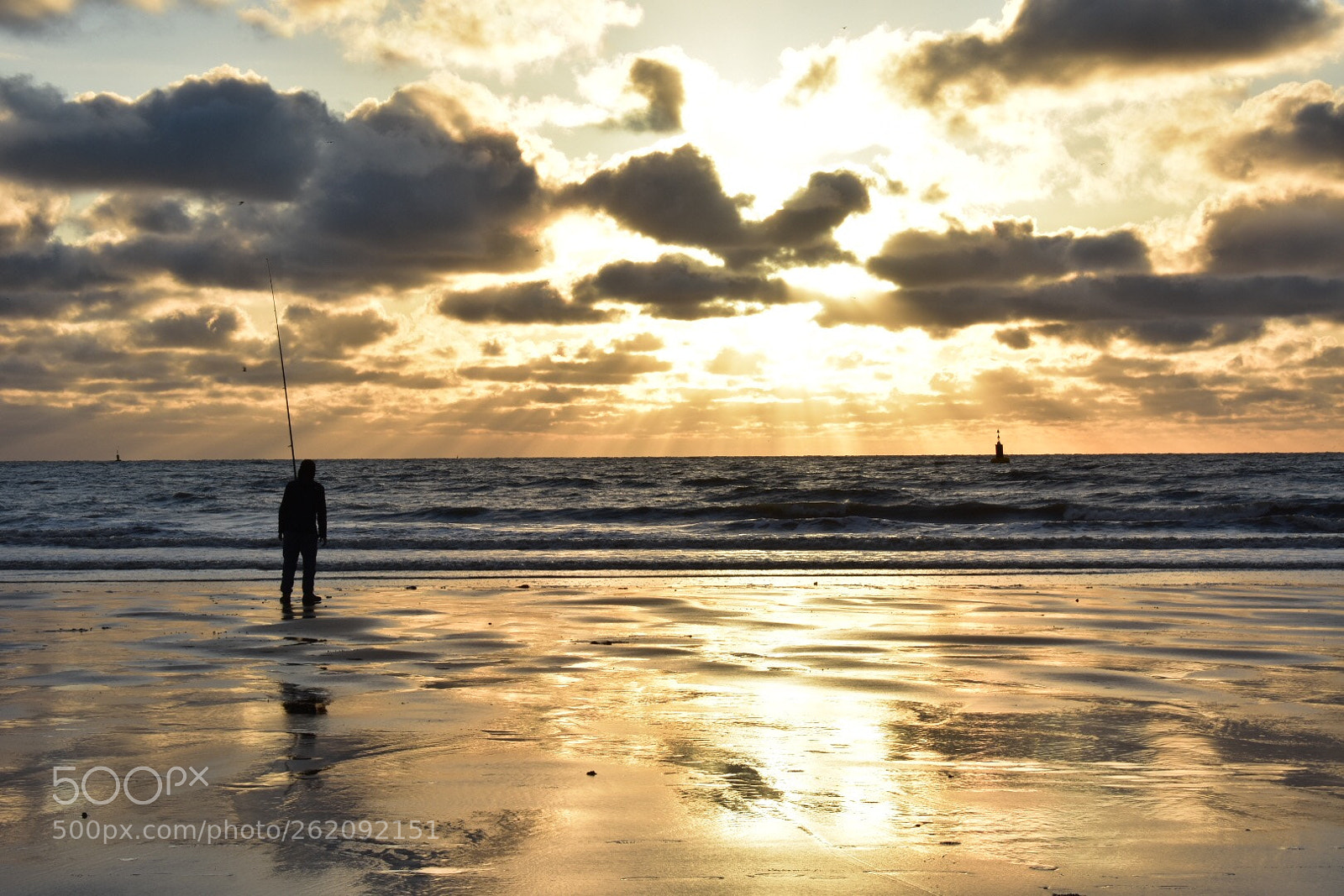 Nikon D3400 sample photo. Sunset fisherman photography