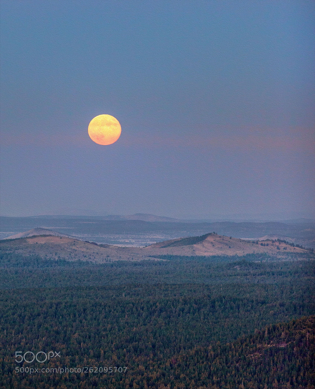 Canon EOS 5D Mark II sample photo. High desert moonrise photography