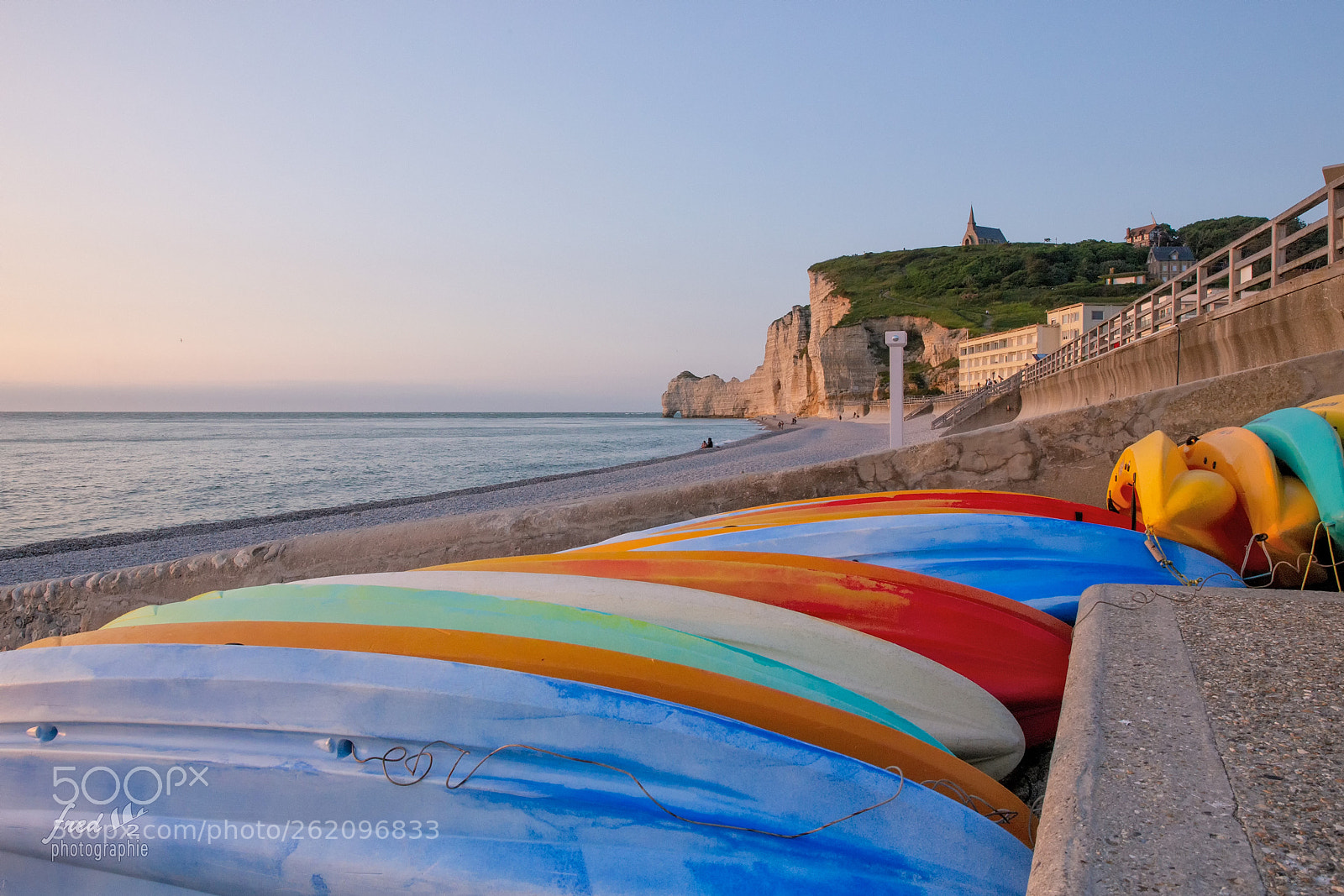 Canon EOS 6D sample photo. Little boats at etretat photography