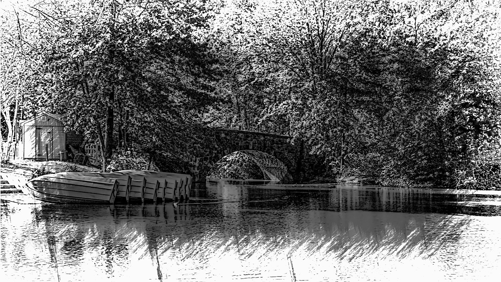Canon EOS 50D sample photo. Stylized mono-clove lakes photography