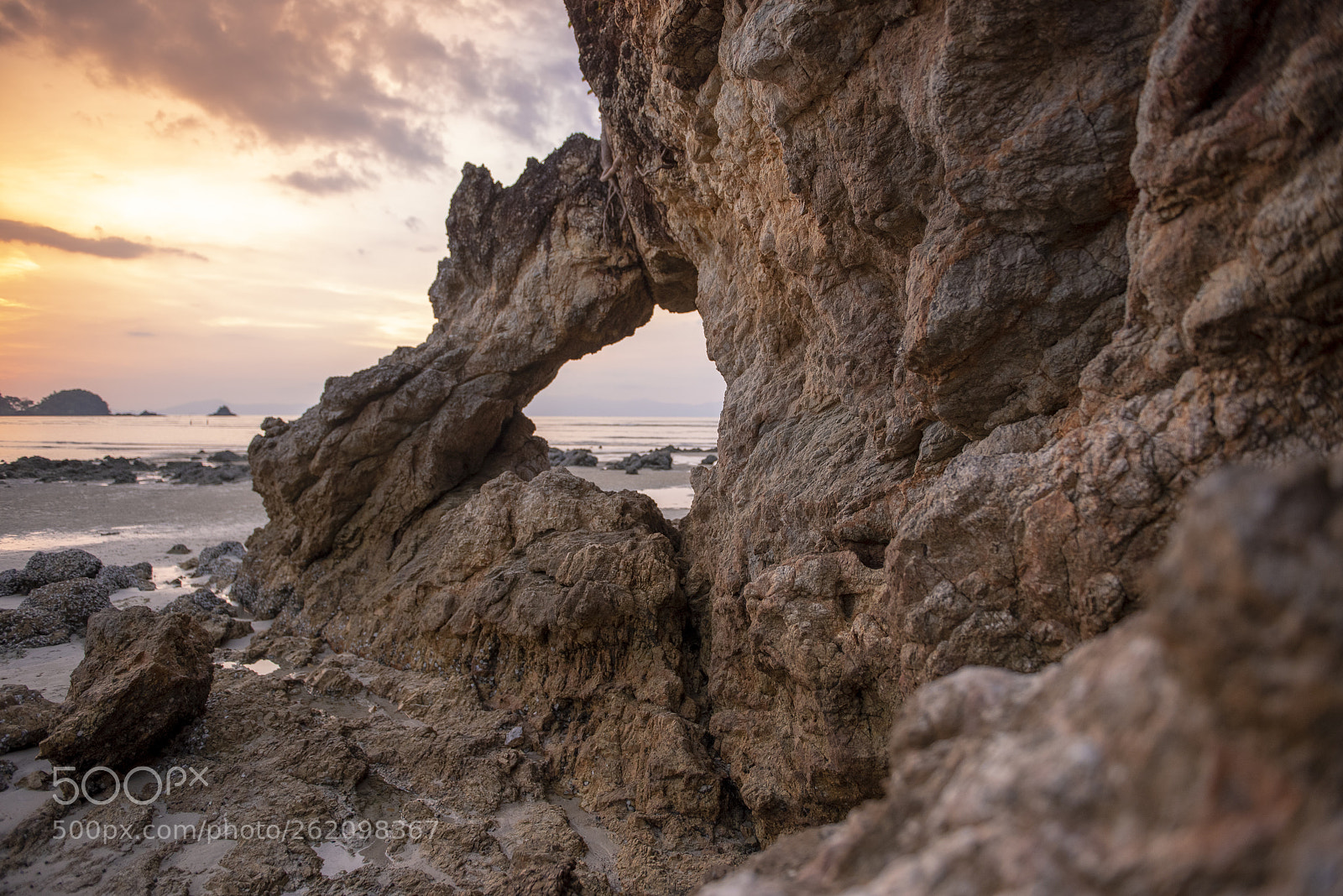 Nikon D750 sample photo. Beautiful rock on beach photography