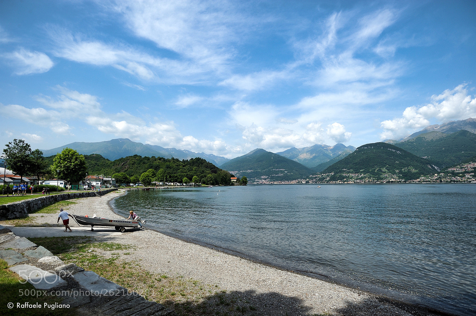 Nikon D3 sample photo. Como lake  photography