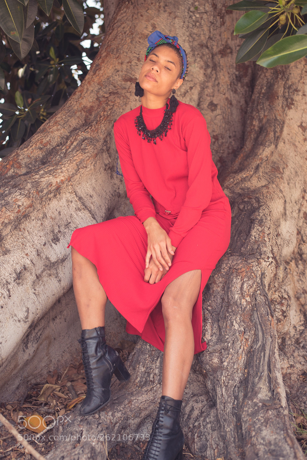 Nikon D750 sample photo. Red dress photography