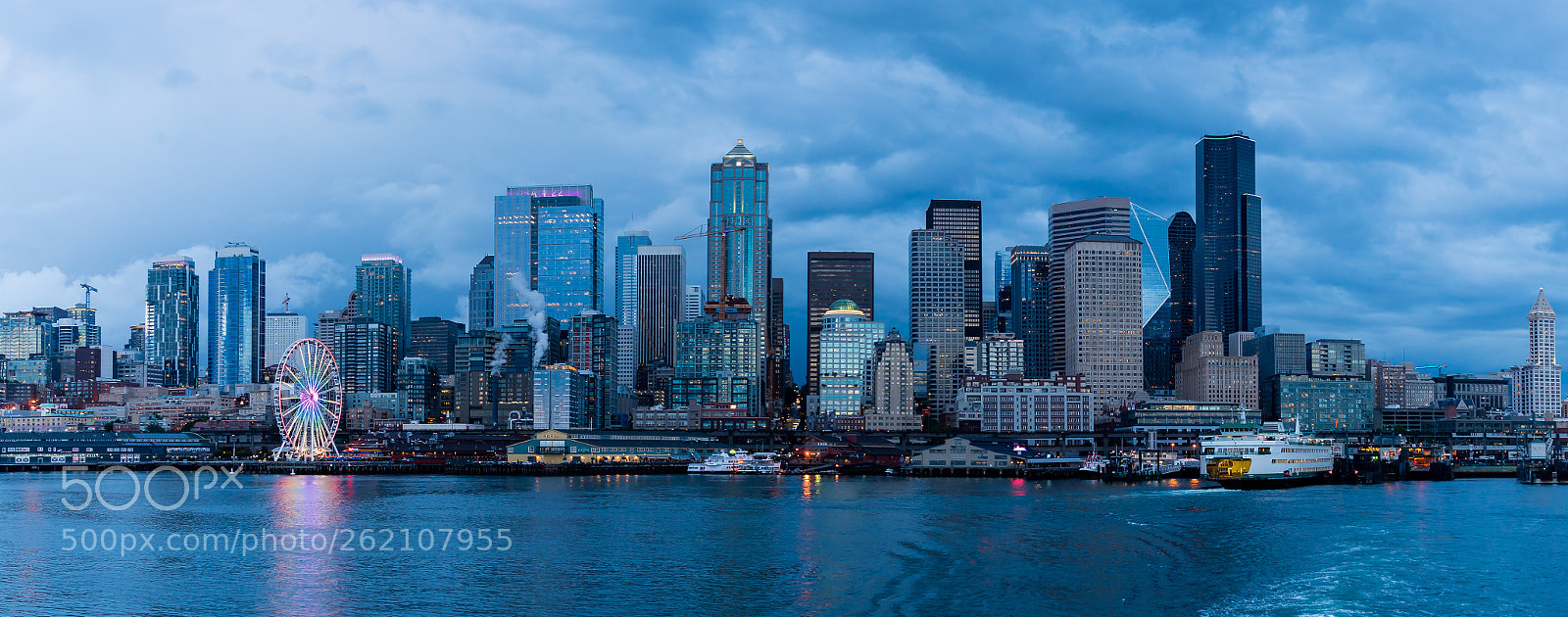 Sony a7R III sample photo. Seattle at night photography
