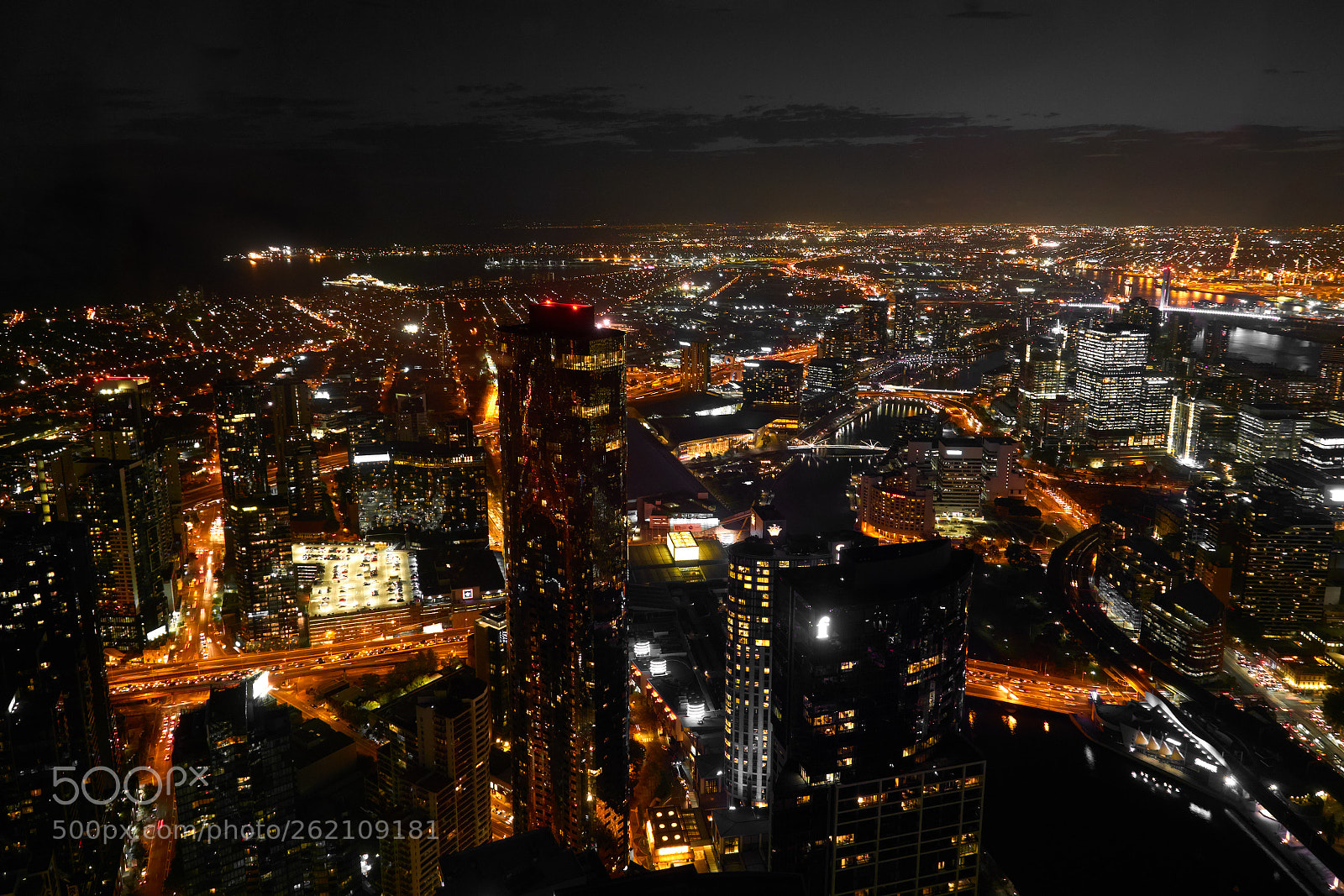 Panasonic Lumix DC-G9 sample photo. Melbourne at night photography