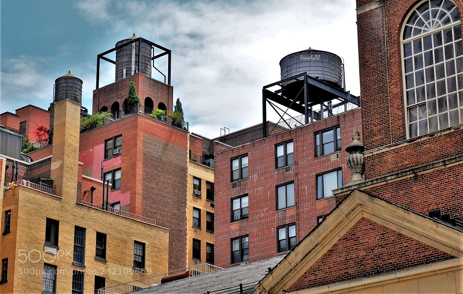 Fujifilm X-T1 sample photo. City rooftops photography