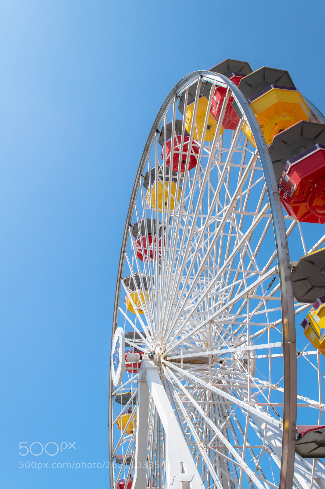 Nikon D5500 sample photo. Pacific park farris wheel photography