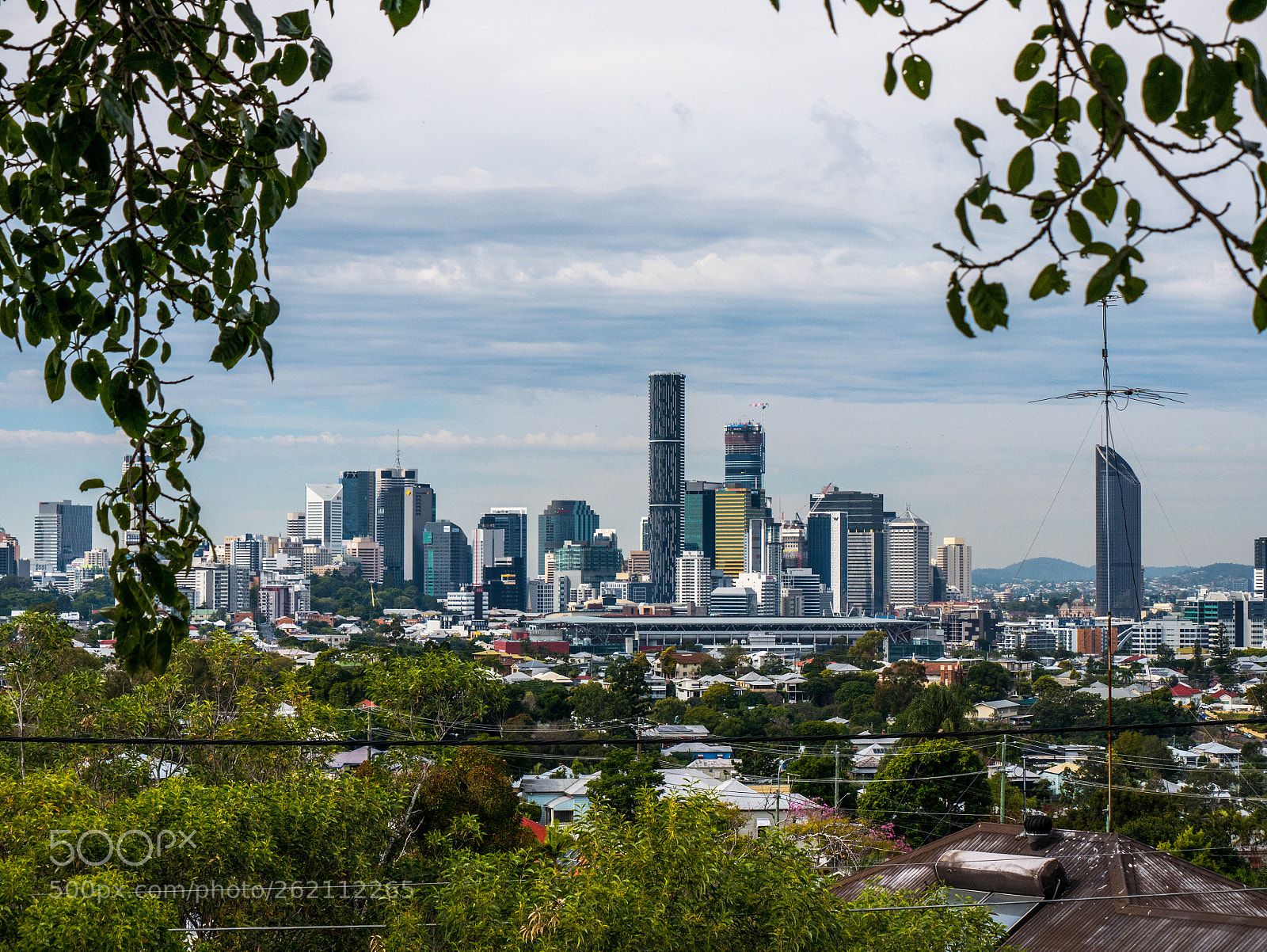 Panasonic Lumix DMC-G7 sample photo. Brisbane from on high photography