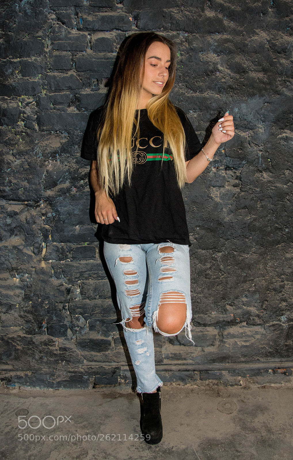 Nikon D7100 sample photo. Blonde fashion outdoors photography