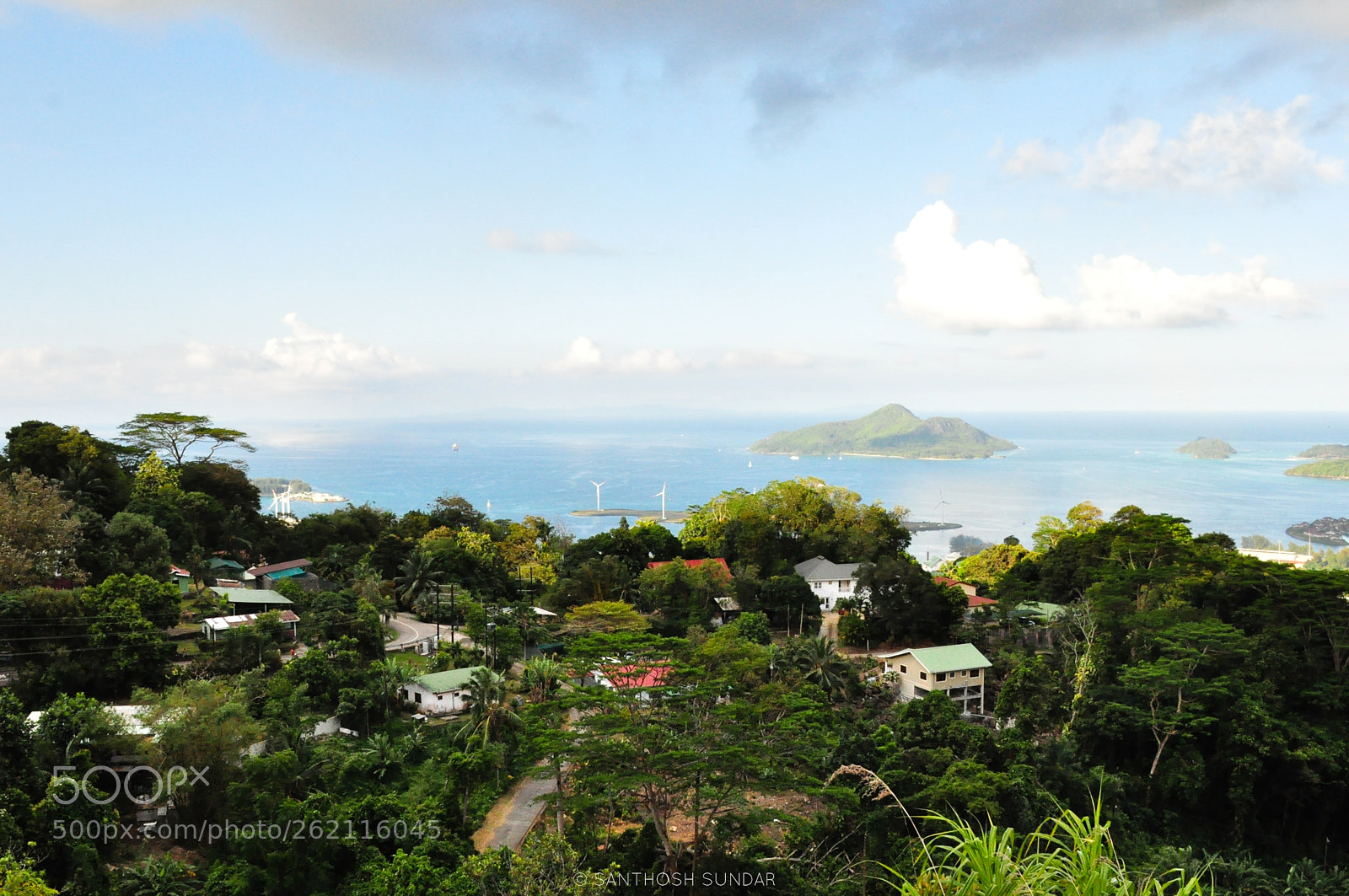 Nikon D5000 sample photo. Town with a view photography