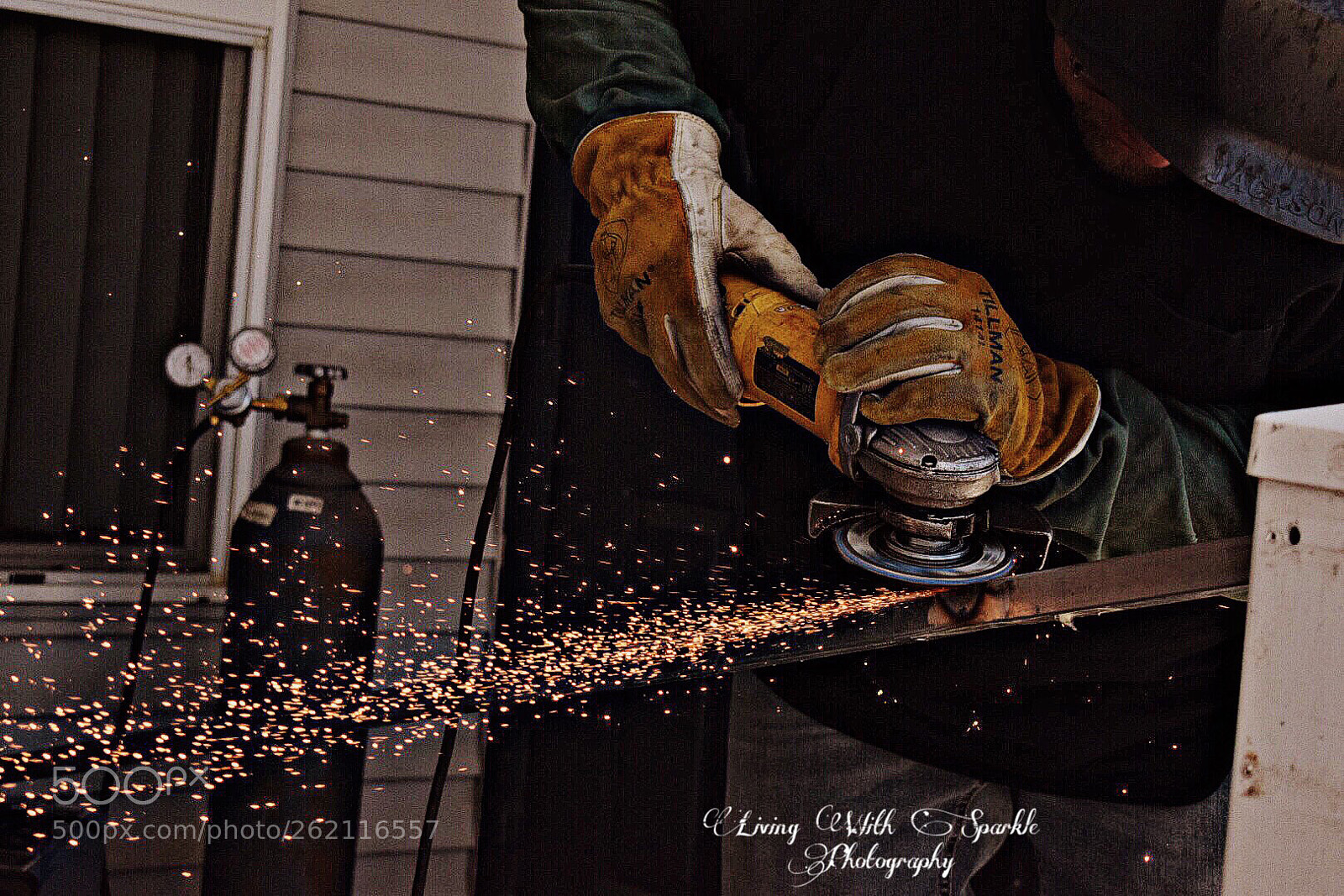 Nikon D5300 sample photo. Blue collar welder photography