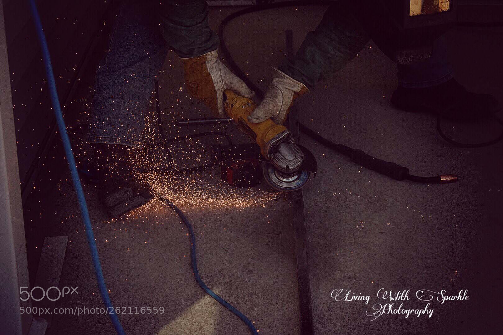 Nikon D5300 sample photo. Blue collar welder photography