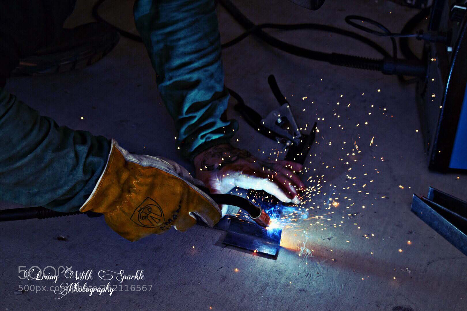 Nikon D5300 sample photo. Blue collar welder photography