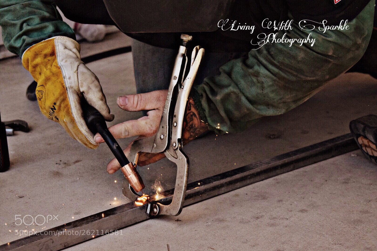 Nikon D5300 sample photo. Blue collar welder photography
