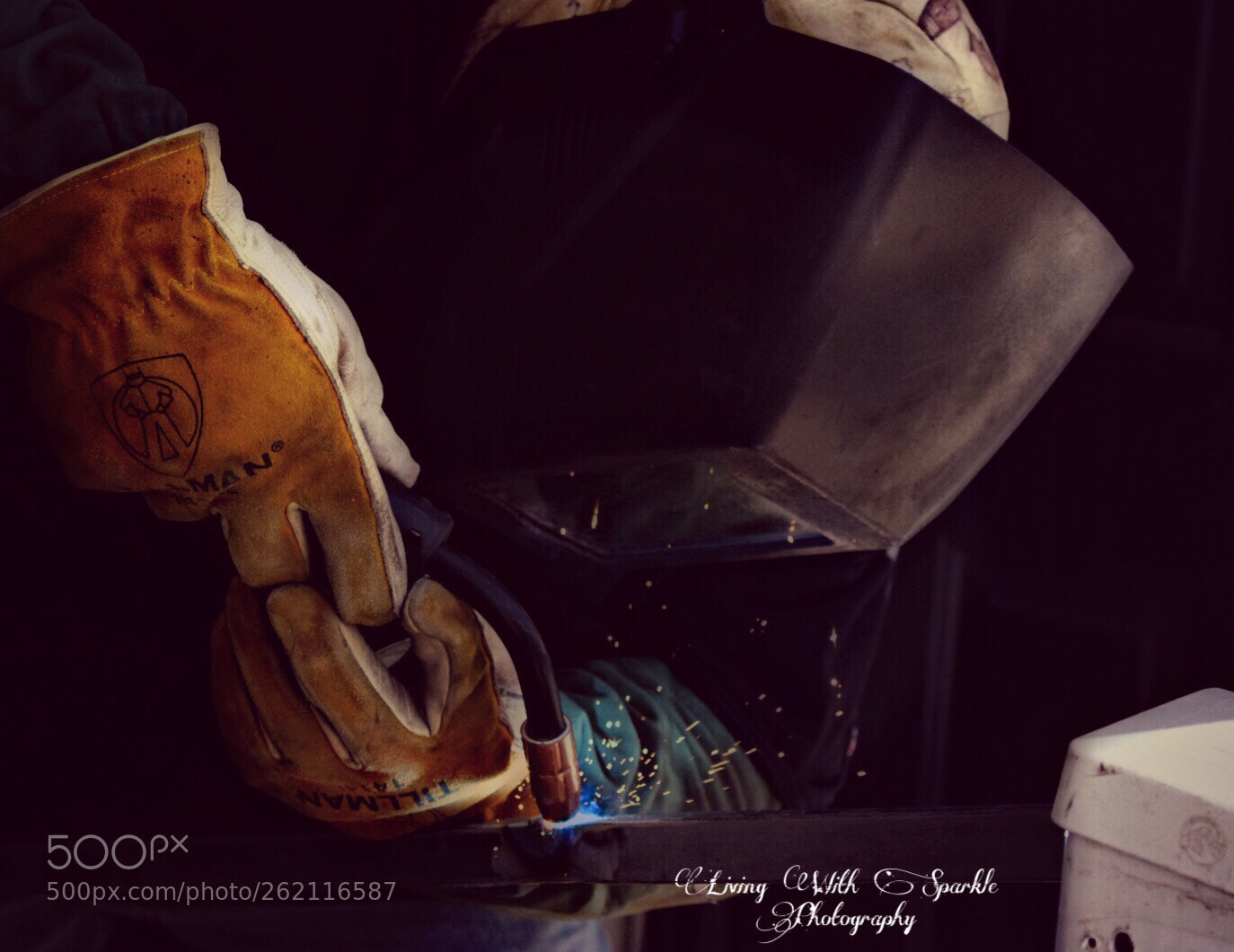 Nikon D5300 sample photo. Blue collar welder photography