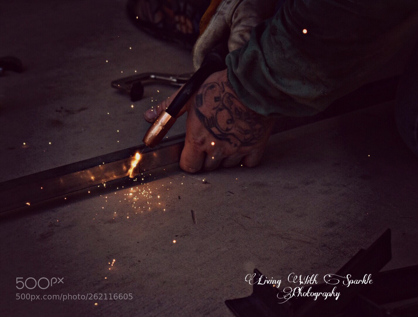 Nikon D5300 sample photo. Blue collar welder photography