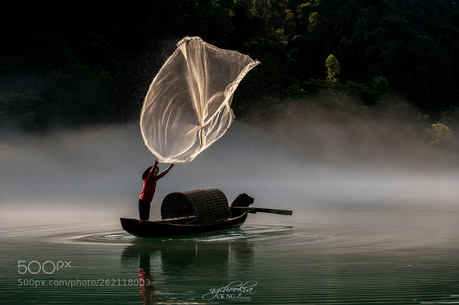 Nikon D700 sample photo. 渔家撒网| ii 小东江 dongjian river-china photography