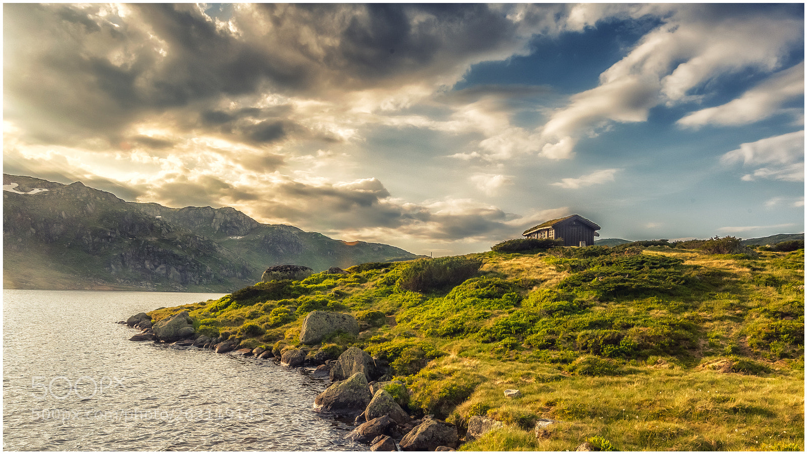 Canon EOS 6D sample photo. Cabin on mountain photography