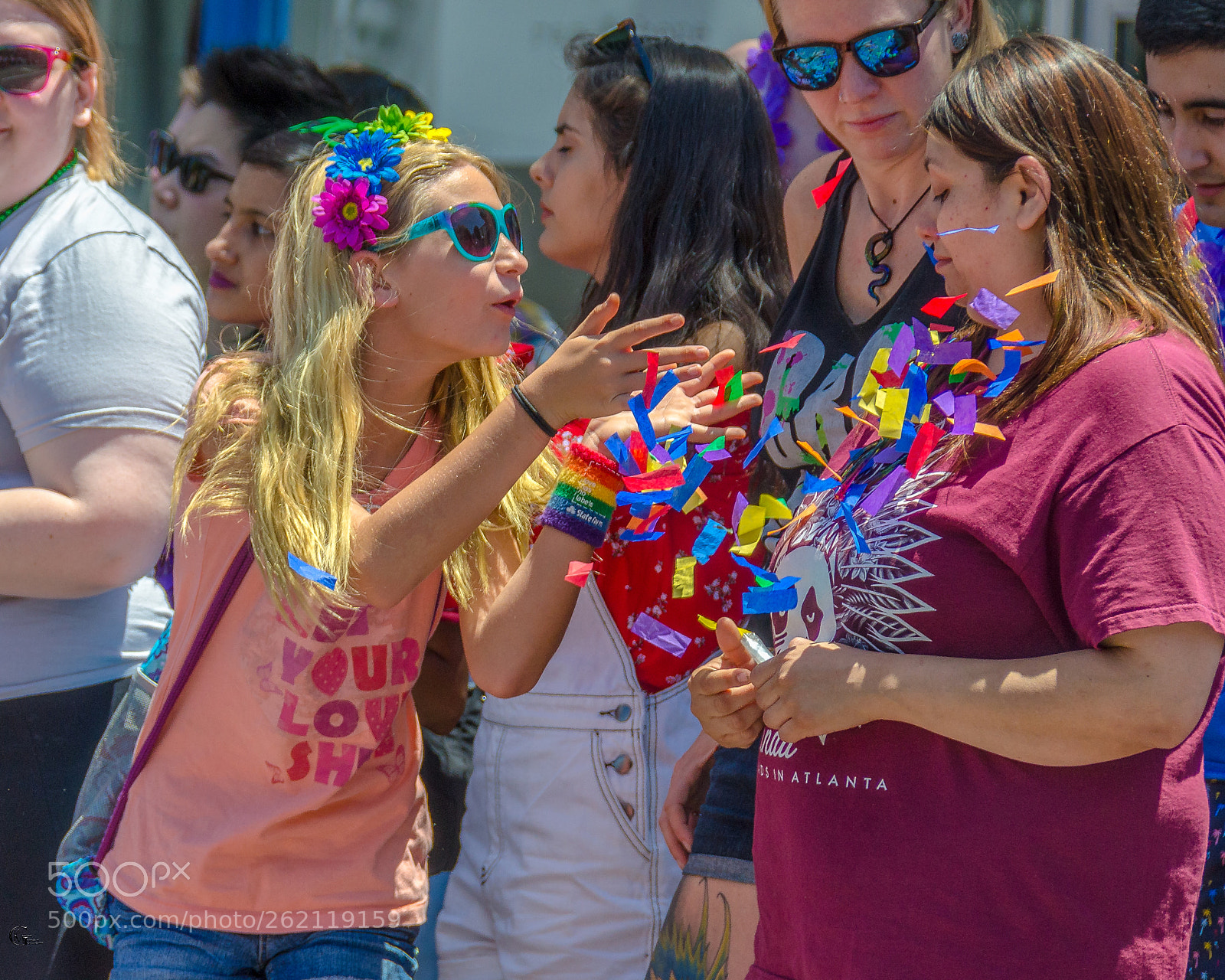 Nikon D7000 sample photo. Blowing confetti photography