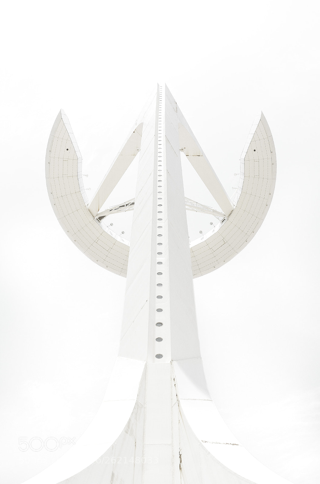 Sony a6500 sample photo. Montjuïc communications tower photography