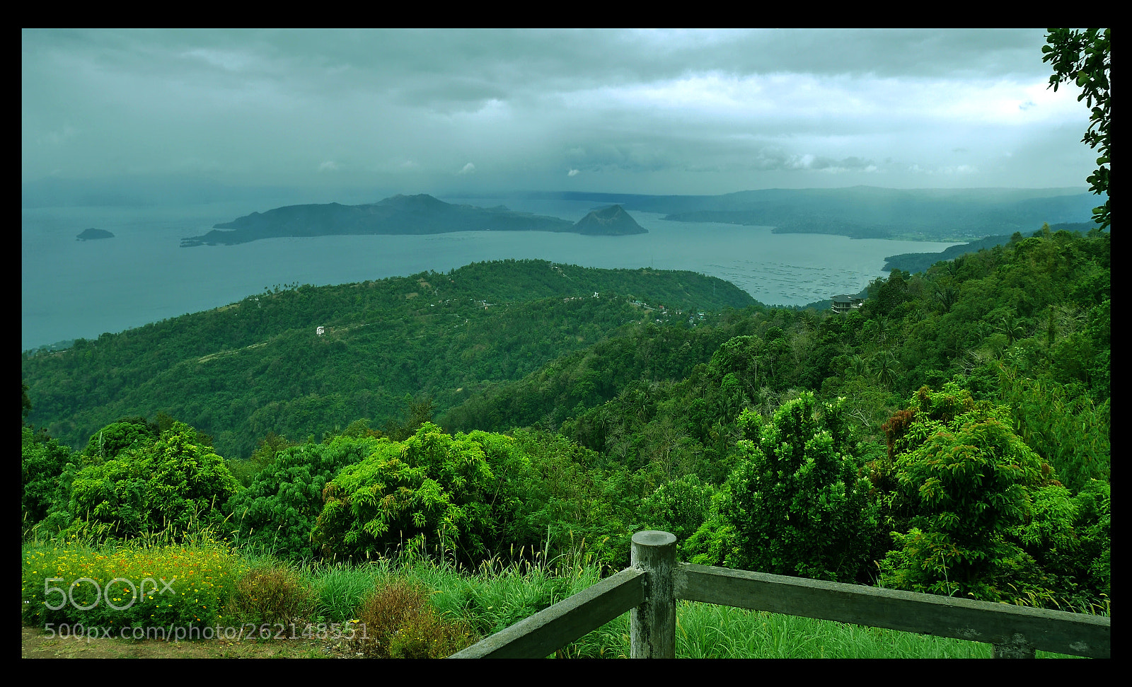 Panasonic Lumix DMC-GF7 sample photo. Lake & volcano photography