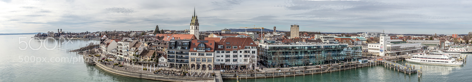 Canon EOS 6D sample photo. Panorama picture of fridrichshafen photography