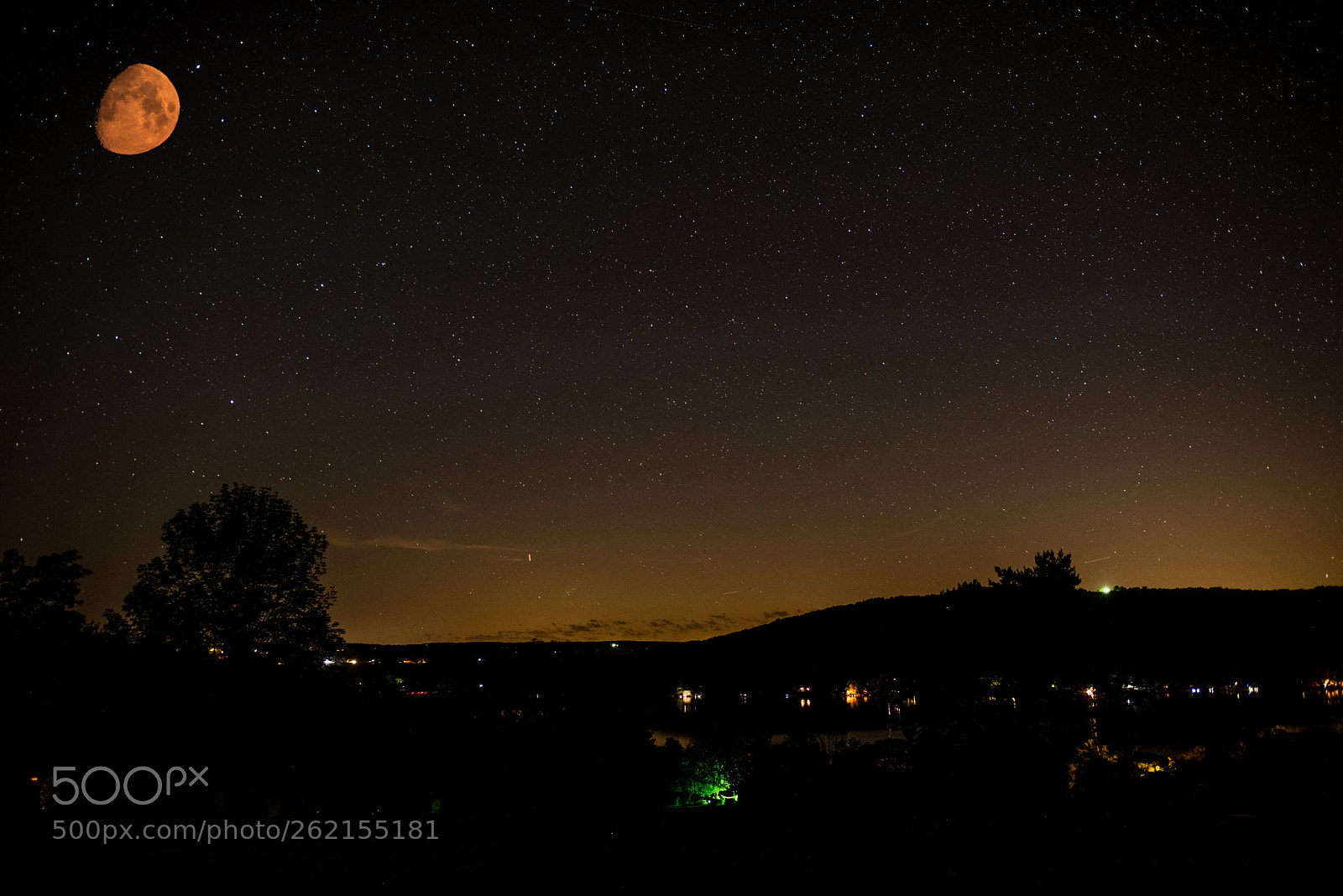 Nikon D750 sample photo. Nighttime on keuka lake photography