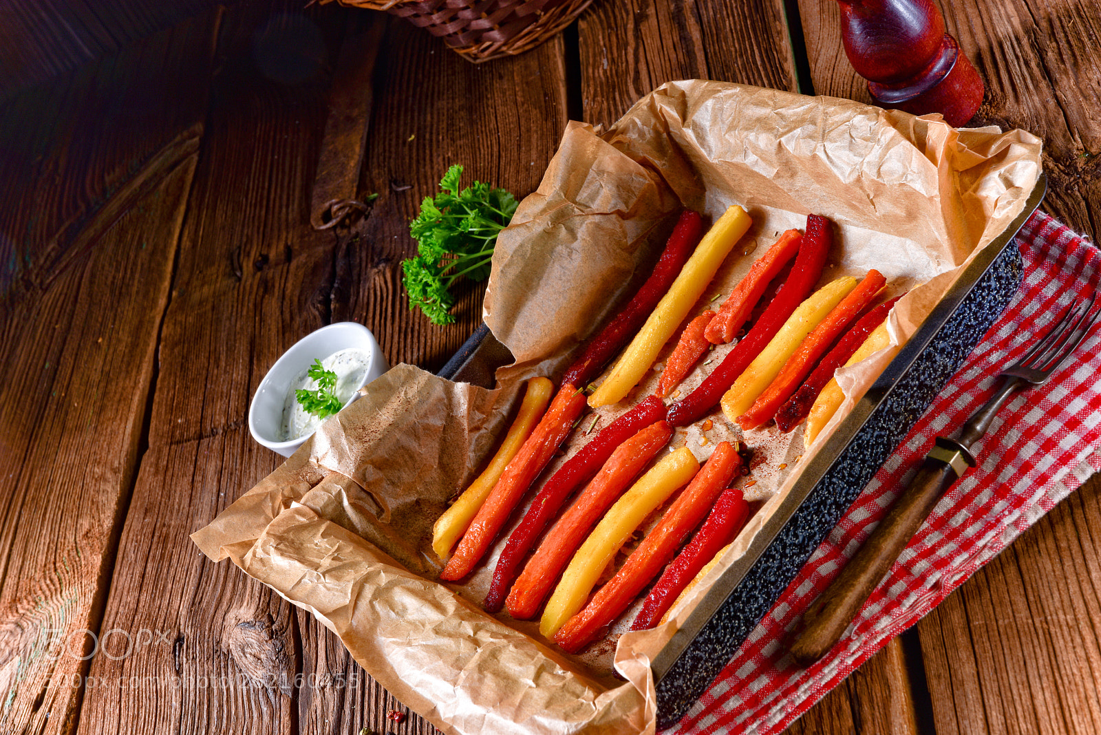 Nikon D810 sample photo. Colorful vegetable fries from photography