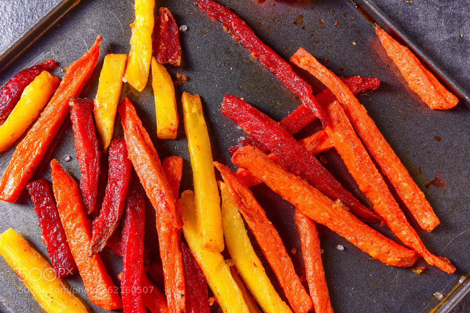 Nikon D810 sample photo. Colorful vegetable fries from photography
