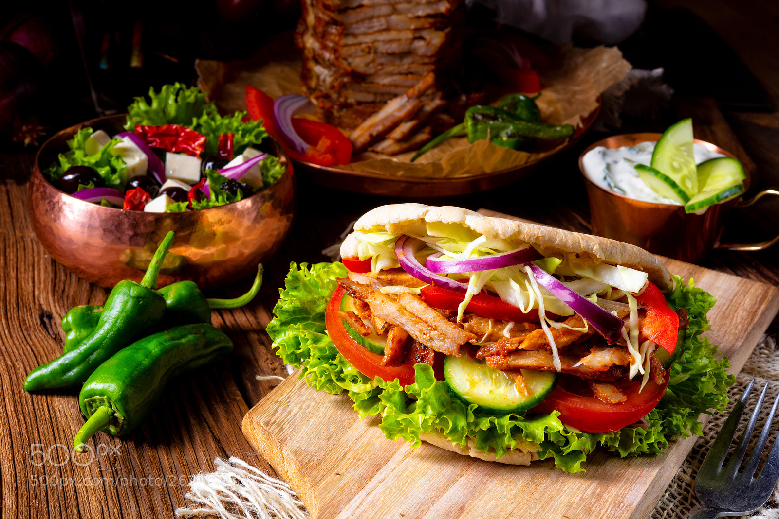 Nikon D810 sample photo. Crunchy pita with grilled photography