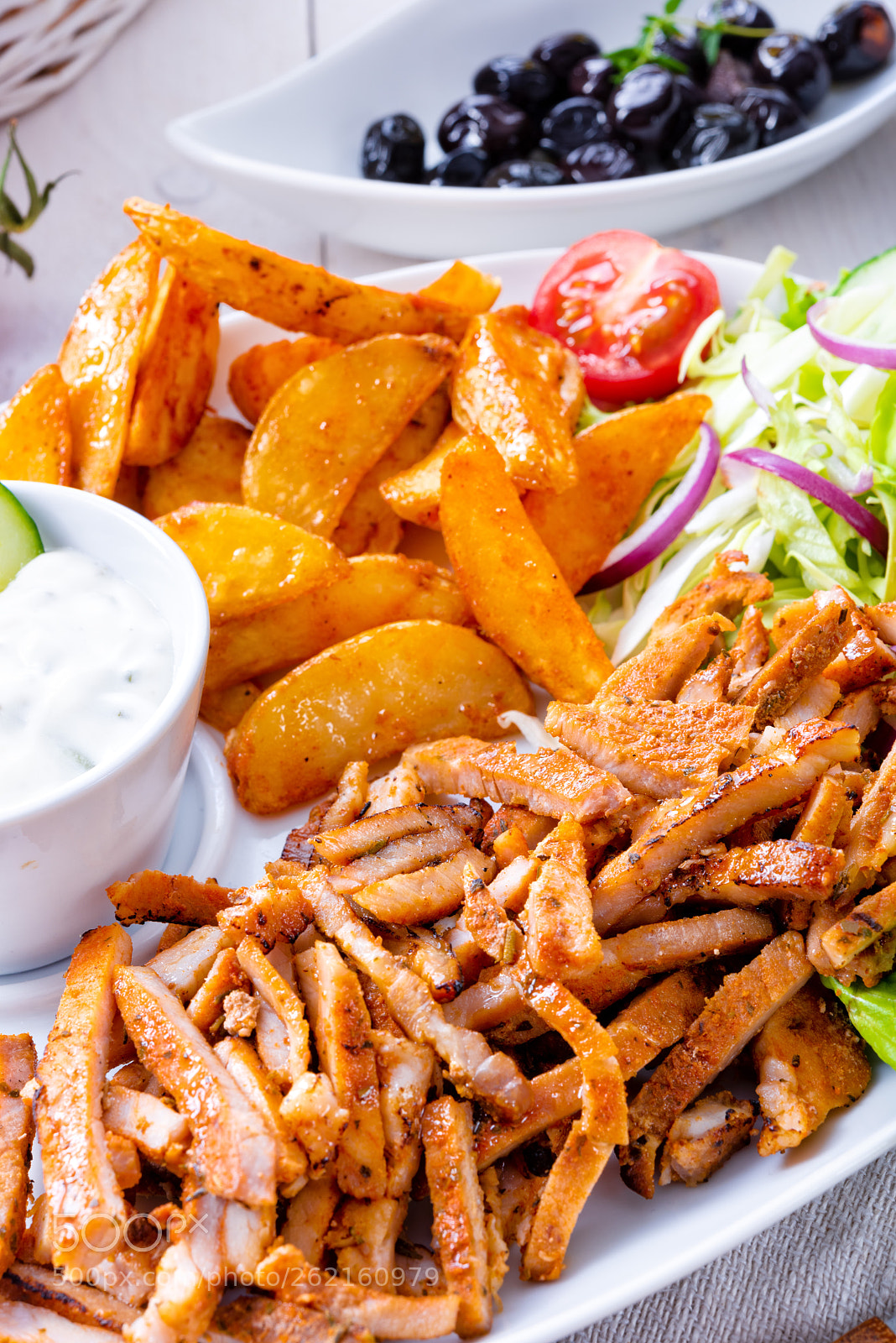 Nikon D810 sample photo. Gyros plate it green photography