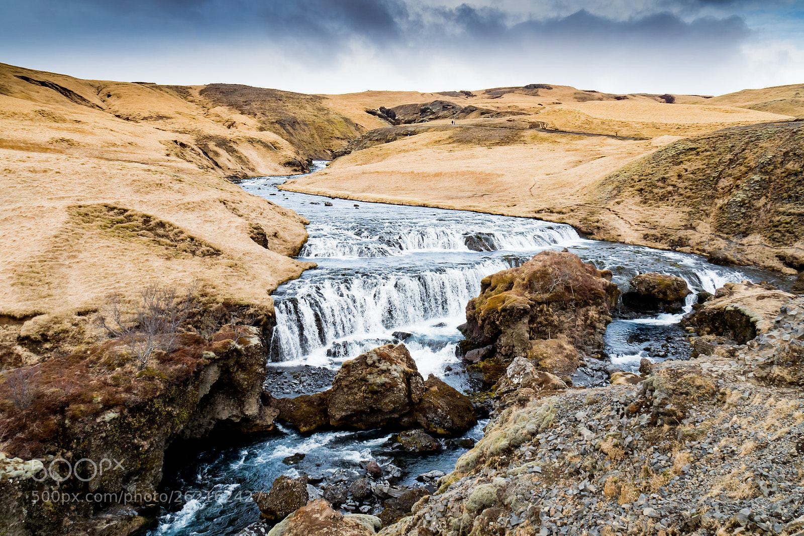 Olympus OM-D E-M5 II sample photo. Skogafoss waterfall photography