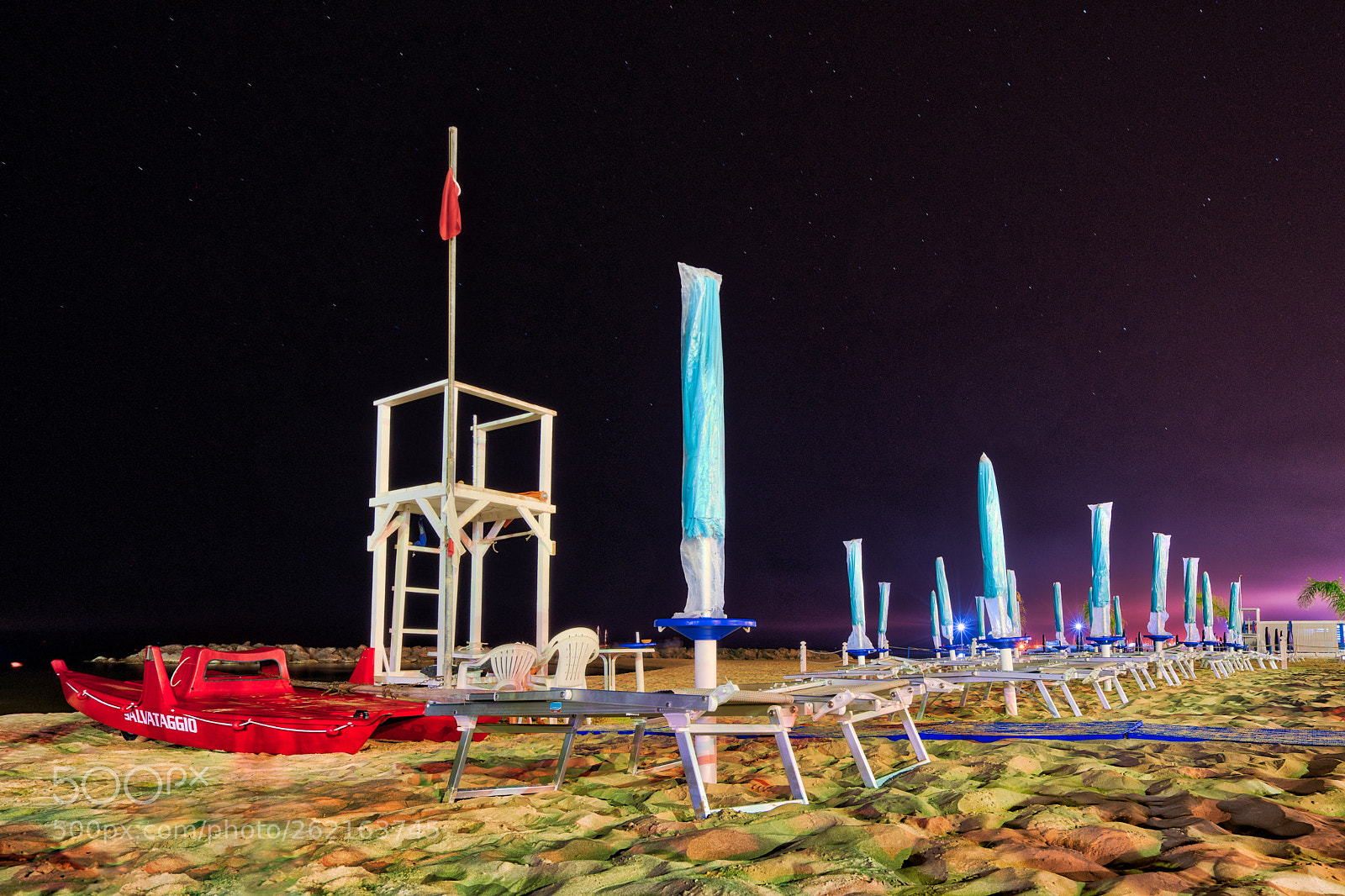 Sony a7R II sample photo. Beach by night #4 photography
