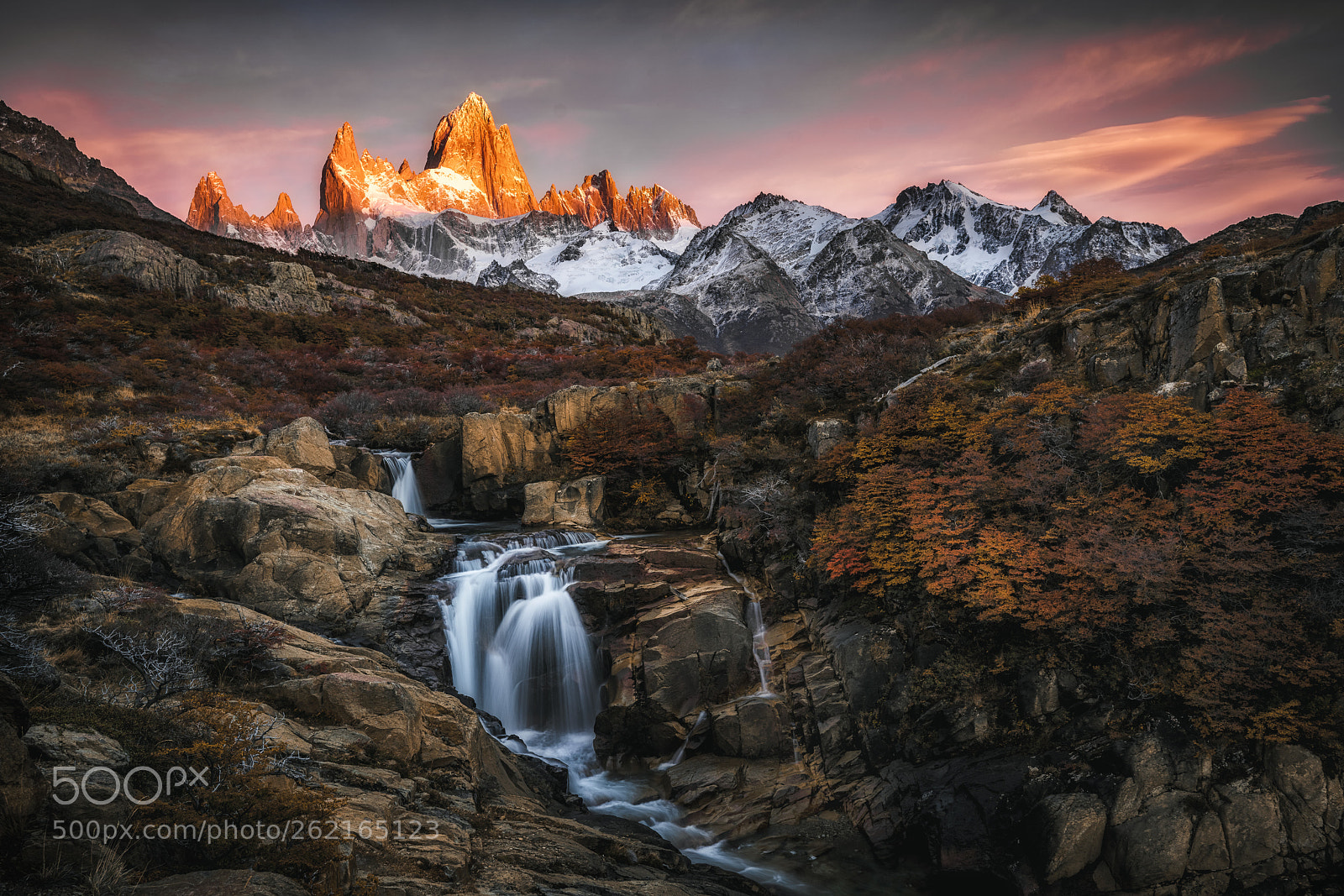 Sony a7R II sample photo. Glowing fitz roy photography