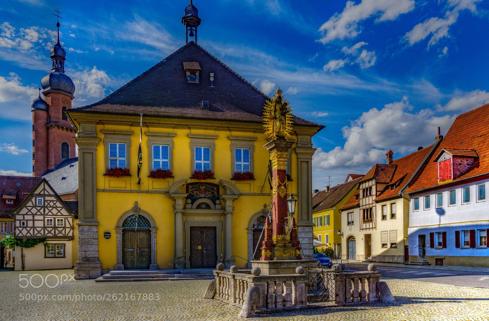 Sony a6000 sample photo. Eibelstadt - town hall photography