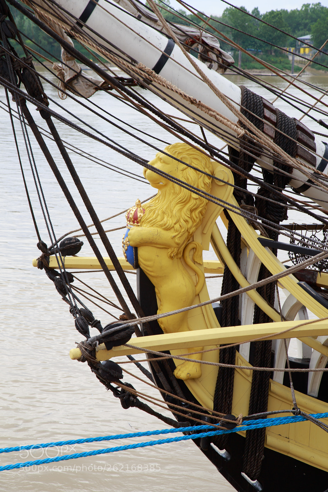 Canon EOS 6D sample photo. L'hermione figure head photography