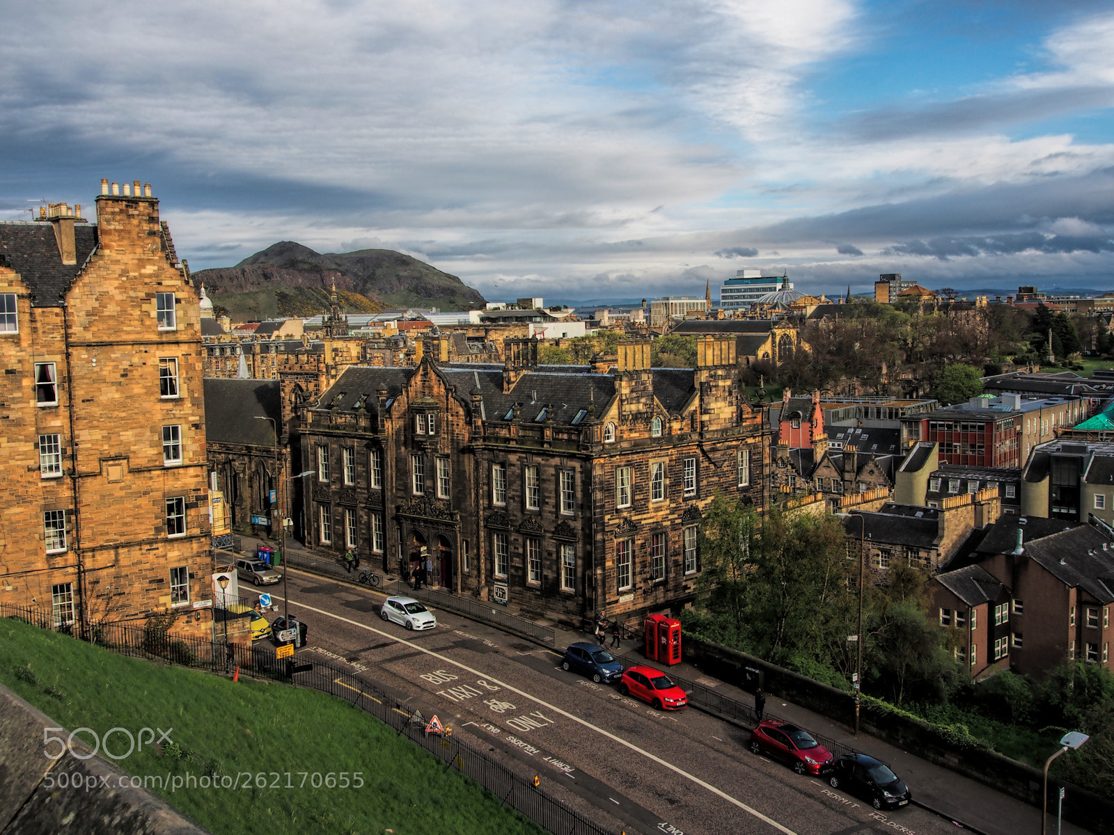 Olympus OM-D E-M5 sample photo. Edinburgh overview photography