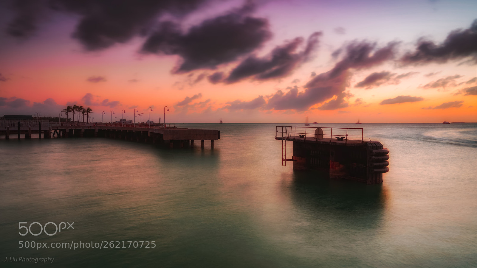 Sony a7R II sample photo. Sunset pier at key photography