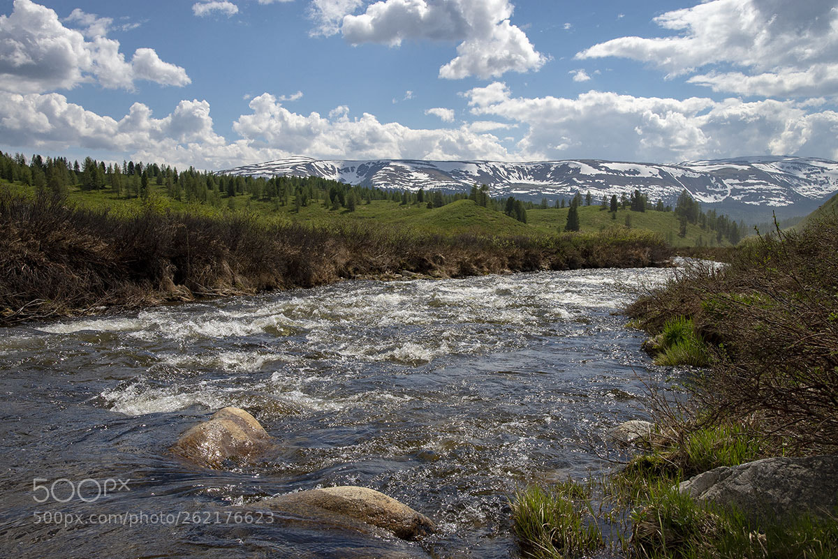 Nikon D610 sample photo. Mountain river photography