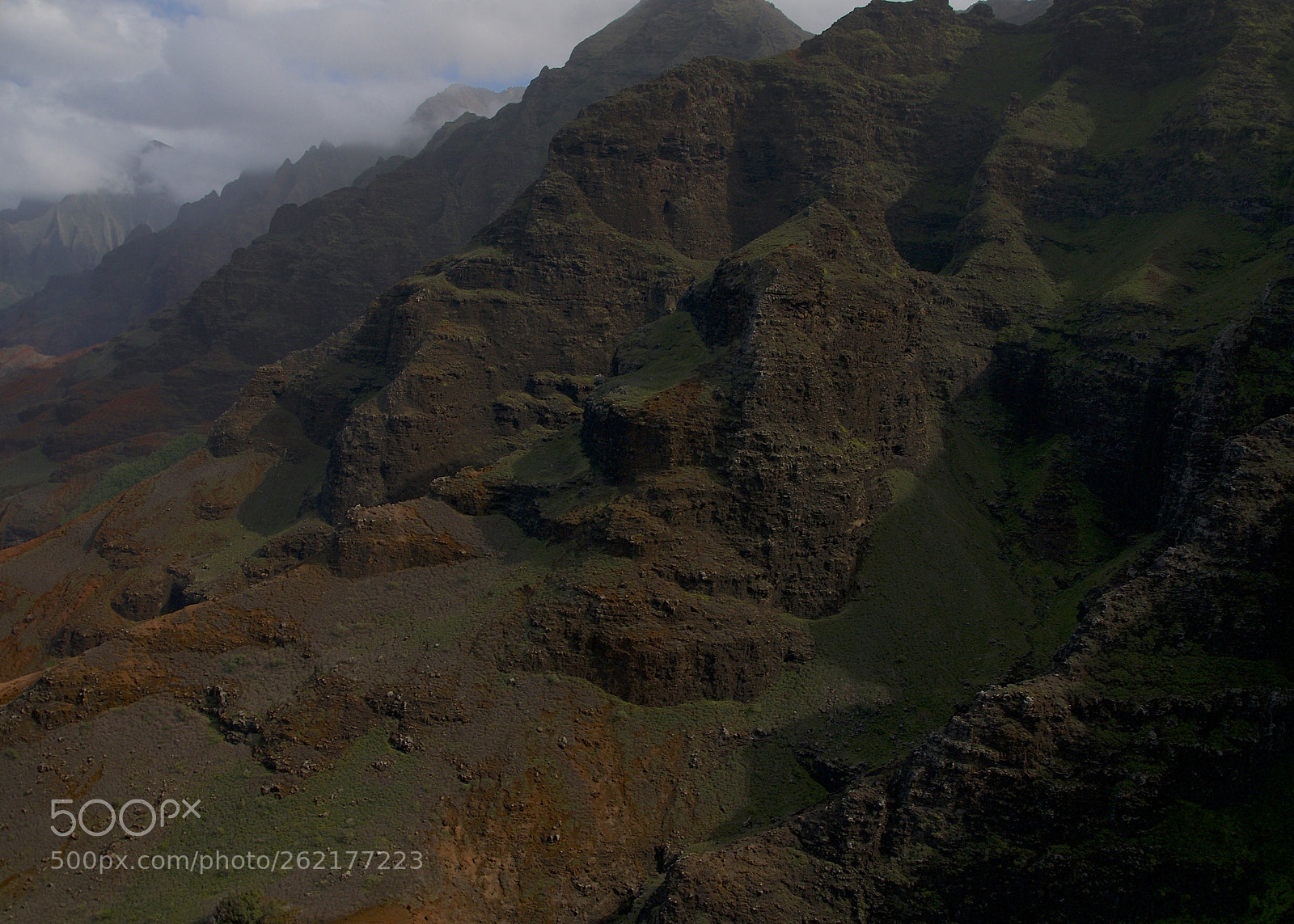 Nikon D300 sample photo. Kauai cliffs. photography