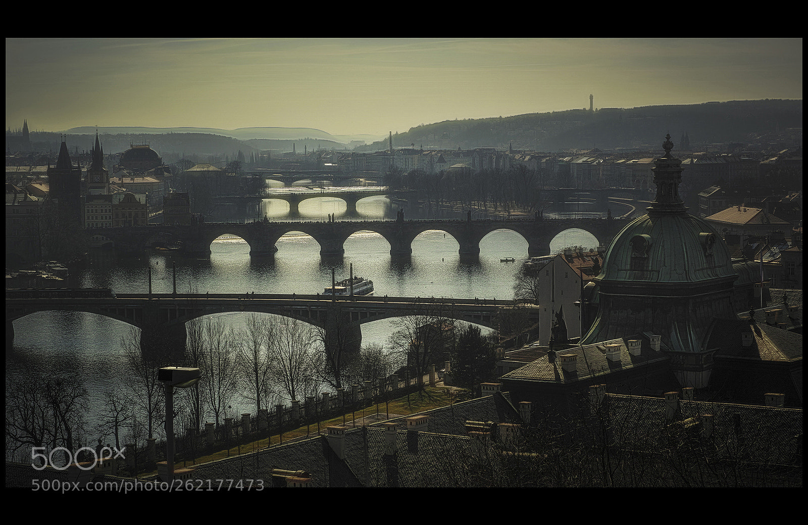 Sigma DP3 Merrill sample photo. River and bridges photography